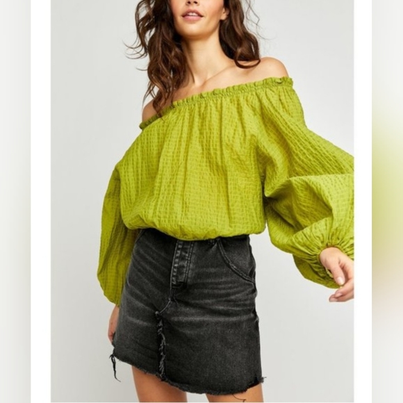 NEW Free People Alicia Free & Flowey Top Lace Fern sz Medium FP-1001 - Picture 3 of 12